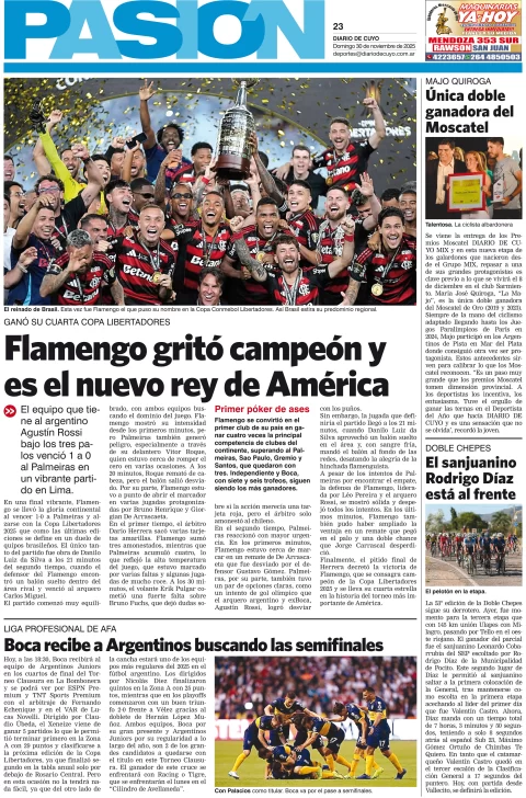 Tapa Pasion 30 de Noviembre de 2025