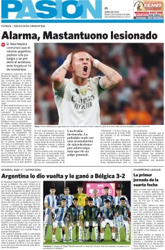 Tapa Pasion 4 de Noviembre 2025