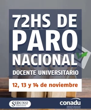 Arrancó el paro de actividades por 72 horas de los docentes universitarios Arrancó el paro de actividades por 72 horas de los docentes universitarios