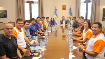 Orrego recibió a los deportistas sanjuaninos que cosecharon triunfos nacionales y mundiales Orrego recibió a los deportistas sanjuaninos que cosecharon triunfos nacionales y mundiales