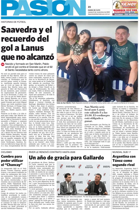 Tapa Pasion 6 de Noviembre 2025