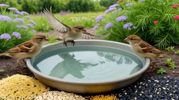 El truco natural para llenar tu patio de gorriones en noviembre El truco natural para llenar tu patio de gorriones en noviembre