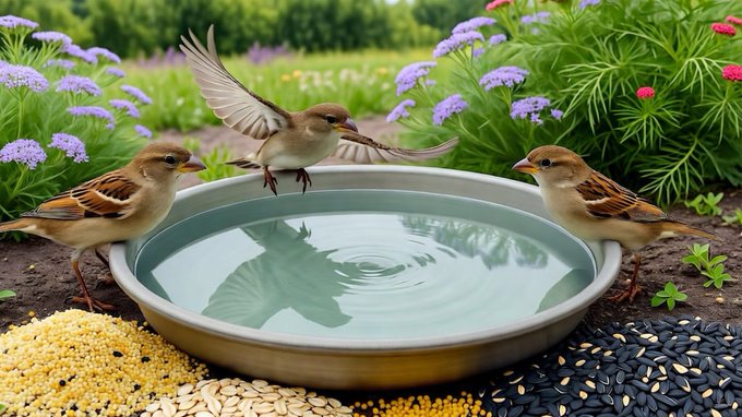 El truco natural para llenar tu patio de gorriones en noviembre El truco natural para llenar tu patio de gorriones en noviembre