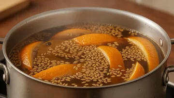 El sorprendente beneficio de hervir cáscaras de naranja con anís El sorprendente beneficio de hervir cáscaras de naranja con anís