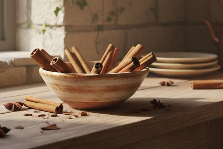 Pocos lo saben: el motivo por el que conviene dejar canela en la cocina