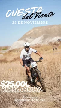 Iglesia festejará su nuevo aniversario con el doble Desafío Cuesta del Viento Iglesia festejará su nuevo aniversario con el doble Desafío Cuesta del Viento