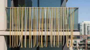 Para qué muchos colocan cintas doradas y plateadas en los balcones Para qué muchos colocan cintas doradas y plateadas en los balcones