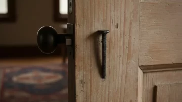 Pocos lo saben: para qué se pone un clavo detrás de la puerta Pocos lo saben: para qué se pone un clavo detrás de la puerta