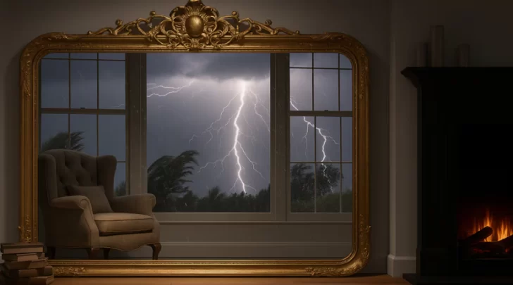 Para qué sirve cubrir los espejos durante una tormenta