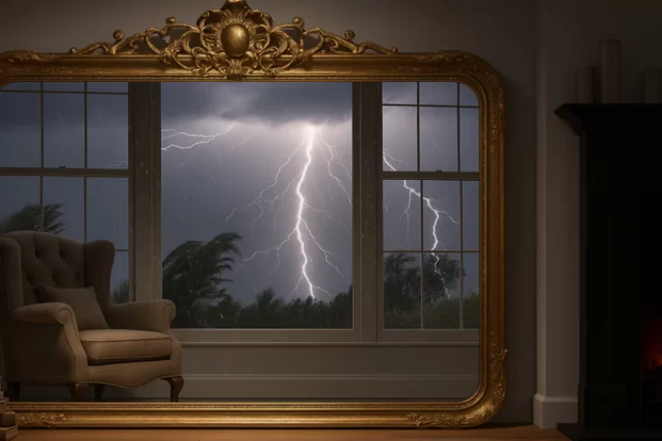Para qué sirve cubrir los espejos durante una tormenta