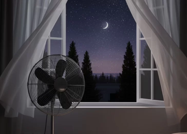 El truco para que el ventilador enfríe como un aire acondicionado