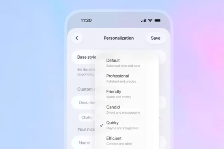 OpenAI lanzó GPT-5.1: los detalles