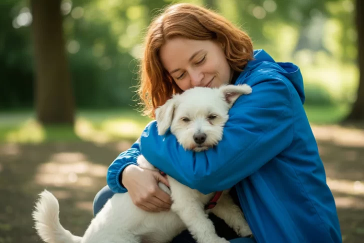 El efecto negativo que puede tener abrazar a los perros, según una especialista en conducta animal