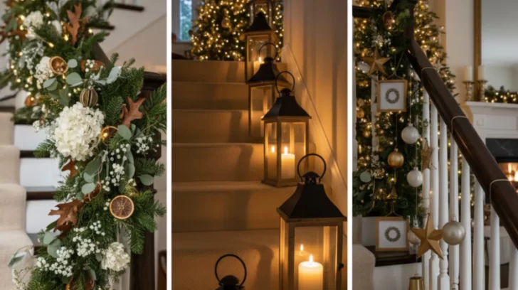 Escaleras con estilo: las 3 formas de decorarlas en Navidad para que se vean más elegantes Escaleras con estilo: las 3 formas de decorarlas en Navidad para que se vean más elegantes