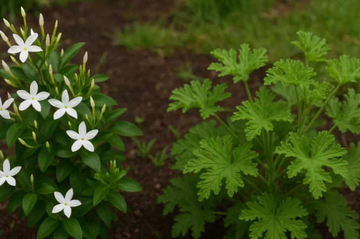 Las dos plantas estando juntas sirven para repeler a los mosquitos