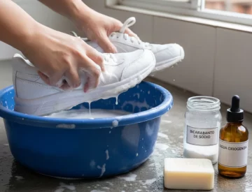 El truco casero de un experto en limpieza para que las zapatillas blancas queden como nuevas El truco casero de un experto en limpieza para que las zapatillas blancas queden como nuevas