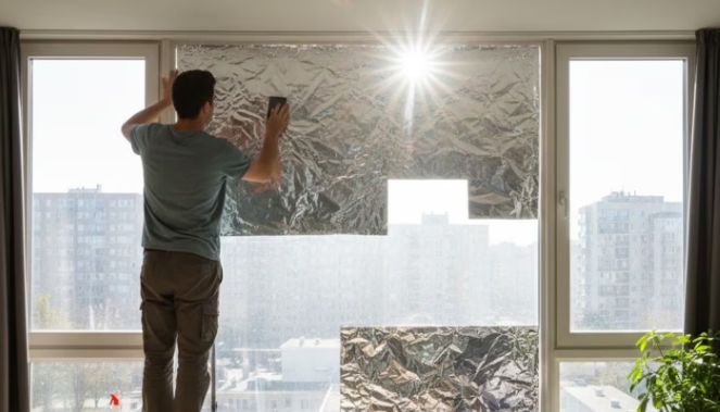 Papel aluminio en las ventanas: la técnica casera que pocos conocen para enfrentar el calor Papel aluminio en las ventanas: la técnica casera que pocos conocen para enfrentar el calor