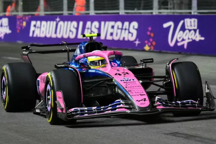 Franco Colapinto largará 15° en el Gran Premio de Las Vegas tras quedar eliminado en la Q2