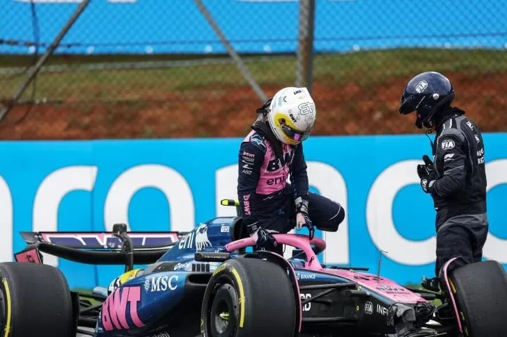 Mal sábado para Franco Colapinto en Brasil: tras el accidente en la Sprint, largará 18° en la carrera del domingo