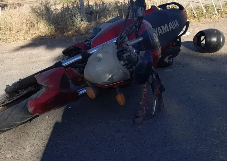 Un motociclista murió luego de chocar contra un sifón de riego en Pocito Un motociclista murió luego de chocar contra un sifón de riego en Pocito
