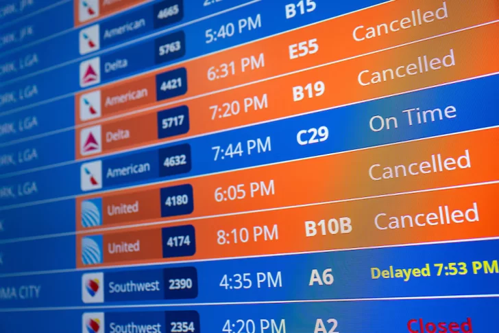 Más vuelos cancelados por el cierre de gobierno de Estados Unidos