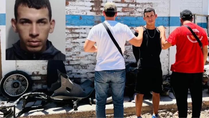 El prontuario del joven detenido tras el hallazgo de un desarmadero de motos en Chimbas El prontuario del joven detenido tras el hallazgo de un desarmadero de motos en Chimbas