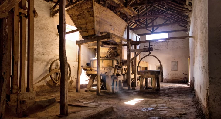 El molino de Huaco está dañado y requiere pronta restauración El molino de Huaco está dañado y requiere pronta restauración