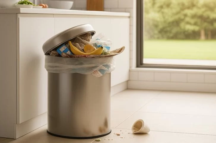 Cómo eliminar el mal olor del tacho de basura con un simple truco con sal