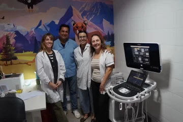 El Hospital Rawson, de estreno: cuenta con un ecógrafo pediátrico de última generación