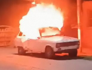 Intento de linchamiento: dos detenidos por el incendio de un auto y el ataque a una vivienda