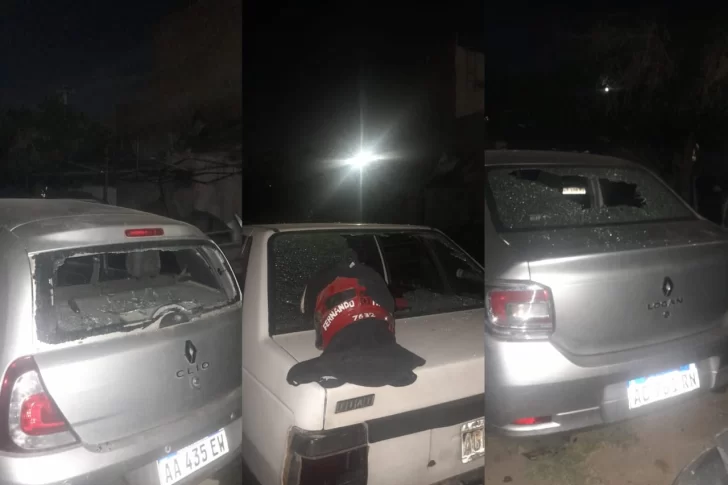 Noche de furia: incendian una casa y destruyen vehículos de un taller