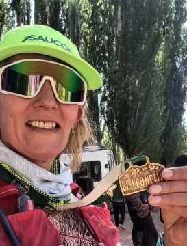 Carmen Pereyra volvió a correr en San Juan para disfrutar El Leoncito Carmen Pereyra volvió a correr en San Juan para disfrutar El Leoncito