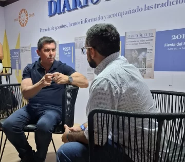 Marcelo Orrego en el stand de DIARIO DE CUYO: una anécdota imperdible y una reivindicación a la articulación empresaria Marcelo Orrego en el stand de DIARIO DE CUYO: una anécdota imperdible y una reivindicación a la articulación empresaria