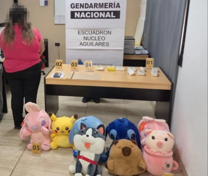 Una boliviana que era parte de un tour de compras fue detenida con peluches llenos de cocaína Una boliviana que era parte de un tour de compras fue detenida con peluches llenos de cocaína