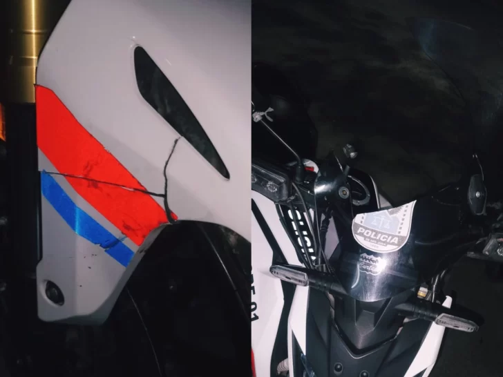 Detuvieron a un hombre que atacó a policías y destruyó una moto: intentó huir por los techos Detuvieron a un hombre que atacó a policías y destruyó una moto: intentó huir por los techos