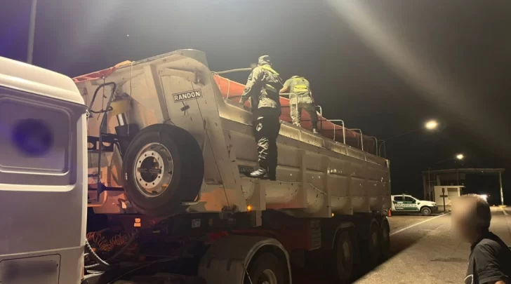 Gendarmería detectó en San Juan irregularidades en camión que transportaba una insólita carga
