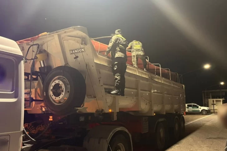 Gendarmería detectó en San Juan irregularidades en camión que transportaba una insólita carga