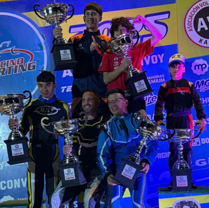 San Juan consagró un campeón y dos subcampeones en el karting de Mendoza San Juan consagró un campeón y dos subcampeones en el karting de Mendoza