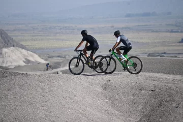 Iglesia festejó con la doble agenda del MTB y el running en Cuesta del Viento Iglesia festejó con la doble agenda del MTB y el running en Cuesta del Viento