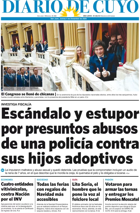 Tapa Edición 04 de Diciembre de 2025