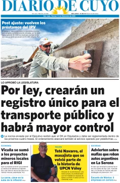 Tapa Edición 12 de Diciembre del 2025