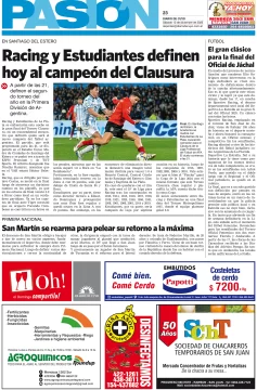 Tapa Pasión 13 de Diciembre de 2025