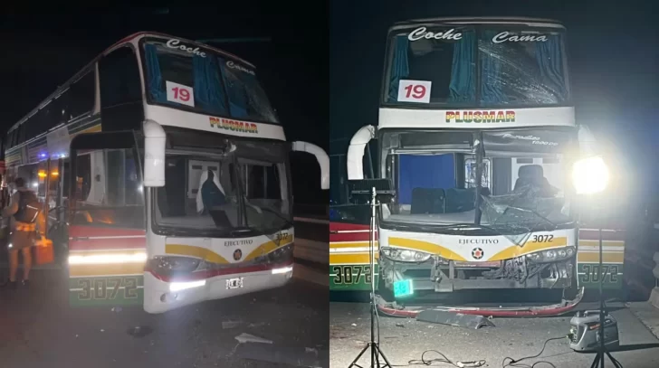 Chocaron tres micros con hinchas de Estudiantes que iban a Santiago del Estero Chocaron tres micros con hinchas de Estudiantes que iban a Santiago del Estero