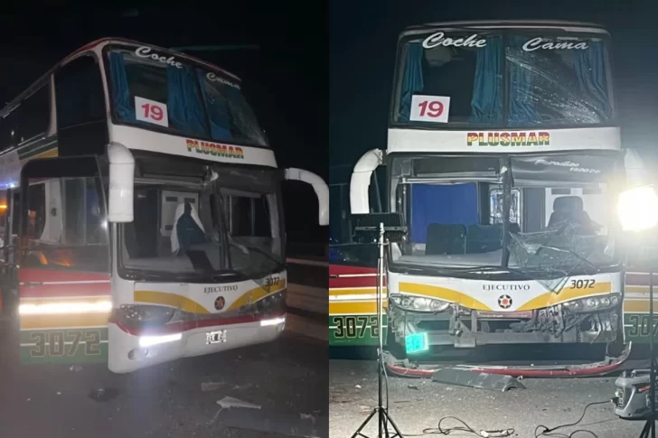 Chocaron tres micros con hinchas de Estudiantes que iban a Santiago del Estero