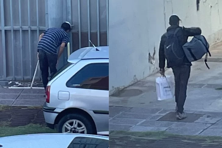 En fotos, así entraban a robar a un departamento de Capital y se llevaban un millonario botín