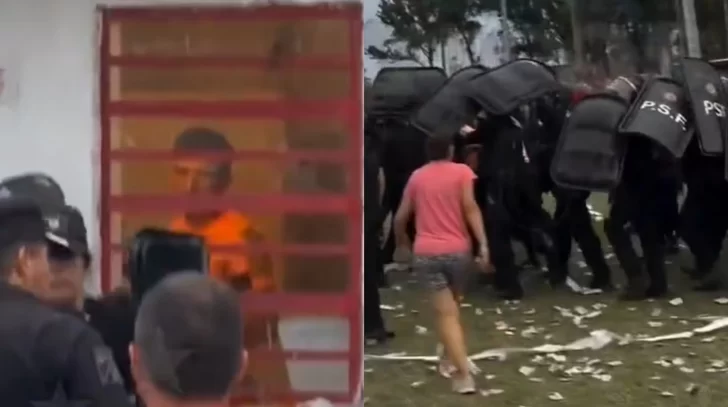 Se conoció un video del escándalo que protagonizó el árbitro Andrés Merlos en la Liga Casildense Se conoció un video del escándalo que protagonizó el árbitro Andrés Merlos en la Liga Casildense
