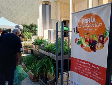 La Feria Agroproductiva llegó hasta la Catedral de San Juan con un sinfín de propuestas La Feria Agroproductiva llegó hasta la Catedral de San Juan con un sinfín de propuestas