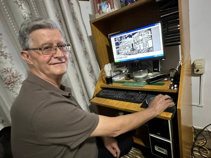 Juan José García, el artista del “Paint” que toma fotografías post terremoto del ‘44 y reconstruye paisajes a la perfección Juan José García, el artista del “Paint” que toma fotografías post terremoto del ‘44 y reconstruye paisajes a la perfección