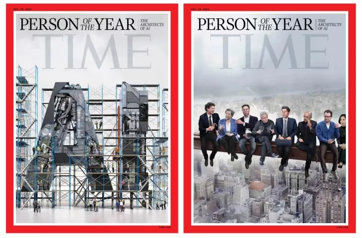 “Arquitectos de la IA”, las personas más destacadas del año para la Revista Time “Arquitectos de la IA”, las personas más destacadas del año para la Revista Time