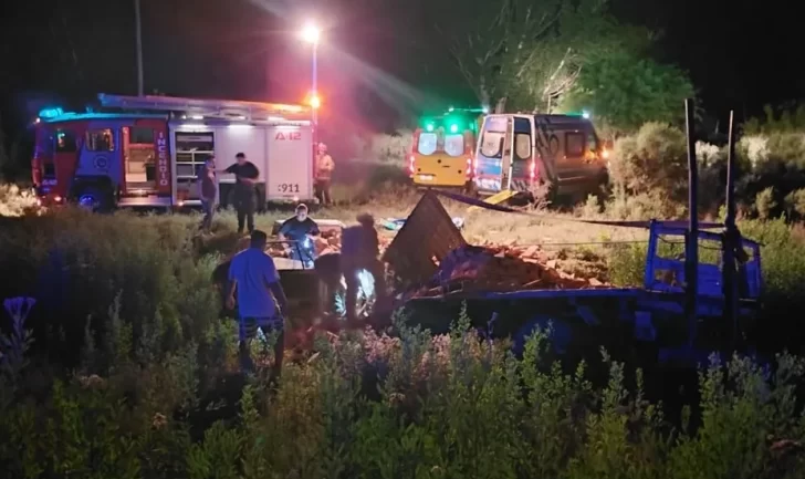 Tragedia en la Ruta 40: un camionero sanjuanino murió tras volcar violentamente Tragedia en la Ruta 40: un camionero sanjuanino murió tras volcar violentamente